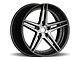 Rennen CSL-3 Black Machined with Gold Bolts Wheel; 19x9.5 (11-23 AWD Charger)